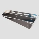 PVC strip curtain clamp plate to attach to PVC strip curtains to hang them on rails