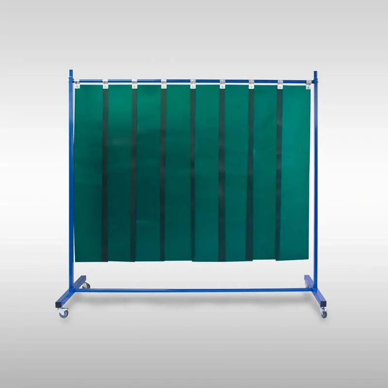 Green Screenflex PVC Welding Protection screen