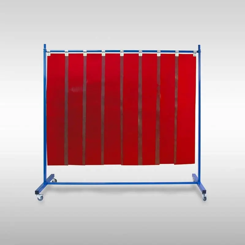 Red Screenflex PVC Welding Protection screen