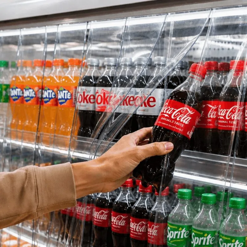 Easily accessing drinks through the PVC fridge chiller kits